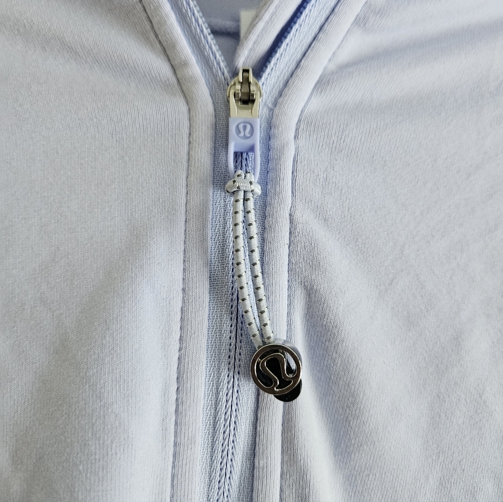 Lululemon Ready to Rulu Half-Zip Pullover Pastel Blue W3FUHS NWT - Picture 5 of 9